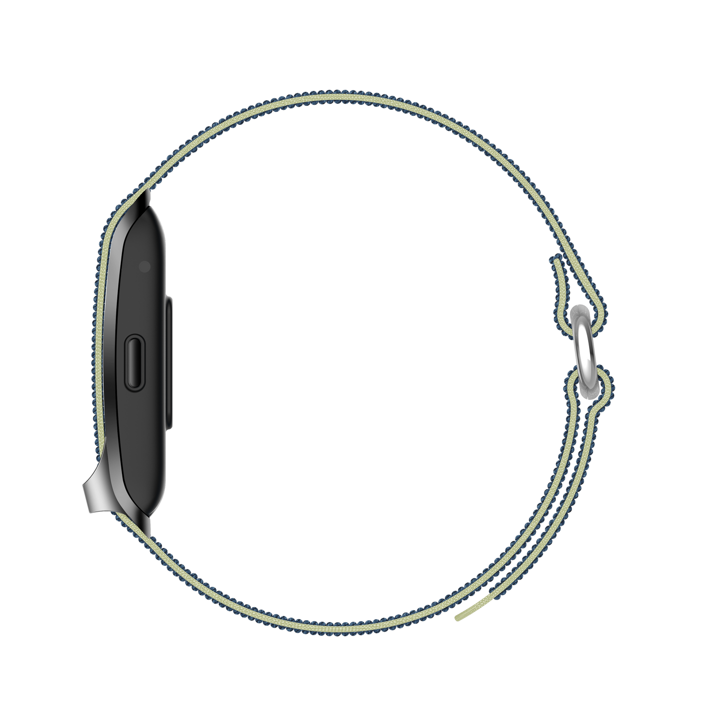 VitaTrack ONE - Capteur de Santé Intelligent - Bracelet Nylon Tressé Nuit Étoilée - Vitatrack