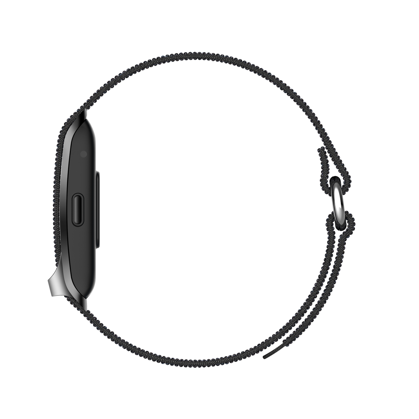 VitaTrack ONE - Capteur de Santé Intelligent - Bracelet Nylon Tressé Onyx - Vitatrack