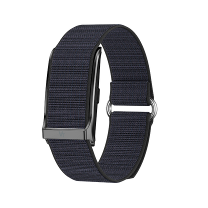 VitaTrack ONE - Capteur de Santé Intelligent - Bracelet Nylon Tressé Onyx - Vitatrack